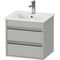 Duravit Waschtischunterbau Ketho Compact 410x500x412mm 2 Schubkäste betongr matt