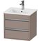 Duravit Waschtischunterbau Ketho Compact 410x500x412mm, 2 Schubkäste basalt matt