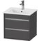Duravit Waschtischunterbau Ketho Compact 410x500x412mm, 2 Schubkäste graphit ma