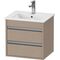 Duravit Waschtischunterbau Ketho Compact 410x500x412mm, 2 Schubkäste leinen