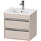 Duravit Waschtischunterbau Ketho Compact 410x500x412mm, 2 Schubkäste taupe