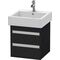 Duravit Waschtischunterbau Ketho 440x450x410mm eiche schwarz