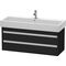 Duravit Waschtischunterbau KETHO 440x1150x410mm eiche schwarz