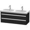 Duravit Waschtischunterbau KETHO 455x1150x480mm eiche schwarz