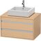 Duravit Waschtischunterbau KETHO 550x800x496mm eiche natur