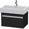 Duravit Waschtischunterbau KETHO 440x650mm eiche schwarz