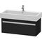 Duravit Waschtischunterbau KETHO 440x950x410mm eiche schwarz