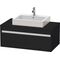 Duravit Waschtischunterbau KETHO 550x1000x426mm eiche schwarz