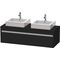 Duravit Waschtischunterbau KETHO 550x1400x426mm eiche schwarz