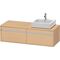 Duravit Waschtischunterbau KETHO 550x1400x426mm Becken rechts eiche natur