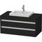Duravit Waschtischunterbau KETHO 550x1000x496mm eiche schwarz