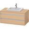 Duravit Waschtischunterbau KETHO 550x1000x496mm eiche natur