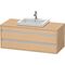 Duravit Waschtischunterbau KETHO 550x1200x496mm eiche natur