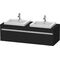 Duravit Waschtischunterbau KETHO 550x1400x426mm eiche schwarz