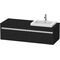 Duravit Waschtischunterbau KETHO 550x1400x426mm WT rechts eiche schwarz