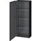Duravit Halbhochschrank L-CUBE 500x243x1320mm A links eiche schwarz