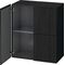 Duravit Halbhochschrank L-CUBE 700x363x800mm eiche schwarz
