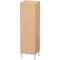 Duravit Halbhochschrank L-CUBE 400x363x1320mm A links eiche natur