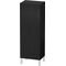 Duravit Halbhochschrank L-CUBE 500x363x1320mm A links eiche schwarz
