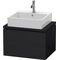 Duravit Konsolenunterschrank L-CUBE 400x620x477mm eiche schwarz