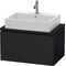 Duravit Konsolenunterschrank L-CUBE 400x720x477mm eiche schwarz