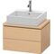 Duravit Konsolenunterschrank L-CUBE 400x620x477mm eiche natur