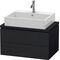 Duravit Konsolenunterschrank L-CUBE 400x720x477mm eiche schwarz