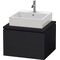 Duravit Konsolenunterschrank L-CUBE 400x620x547mm eiche schwarz