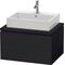 Duravit Konsolenunterschrank L-CUBE 400x720x547mm eiche schwarz