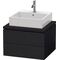 Duravit Konsolenunterschrank L-CUBE 400x620x547mm eiche schwarz