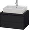 Duravit Konsolenunterschrank L-CUBE 400x720x547mm eiche schwarz