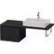 Duravit Konsolenunterschrank L-CUBE 400x520x547mm eiche schwarz
