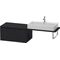 Duravit Konsolenunterschrank L-CUBE 400x820x547mm eiche schwarz