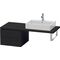Duravit Konsolenunterschrank L-CUBE 400x520x547mm eiche schwarz
