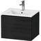 Duravit WTU Compact L-CUBE 400x520x421mm, 1 Auszug eiche schwarz