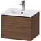 Duravit WTU Compact L-CUBE 400x520x421mm, 1 Auszug nussbaum dunkel