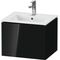 Duravit WTU Compact L-CUBE 400x520x421mm 1 Auszug schwarz hochglanz