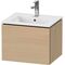 Duravit WTU Compact L-CUBE 400x520x421mm 1 Auszug mediterrane eiche