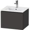 Duravit WTU Compact L-CUBE 400x520x421mm 1 Auszug graphit supermatt