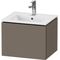 Duravit WTU Compact L-CUBE 400x520x421mm 1 Az fla grey seidenmatt