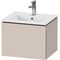 Duravit WTU Compact L-CUBE 400x520x421mm, 1 Auszug taupe