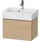 Duravit WTU Compact L-CUBE 394x584x391mm 1 Auszug mediterrane eiche