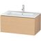 Duravit Waschtischunterbau L-CUBE 820x481x400mm eiche natur