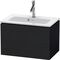 Duravit WTU Compact L-CUBE 400x620x391mm eiche schwarz