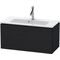 Duravit WTU Compact L-CUBE 400x820x391mm eiche schwarz