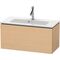 Duravit WTU Compact L-CUBE 400x820x391mm eiche natur