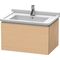 Duravit Waschtischunterbau L-CUBE 469x670x408mm eiche natur