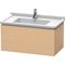Duravit Waschtischunterbau L-CUBE 469x820x408mm eiche natur
