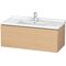 Duravit Waschtischunterbau L-CUBE 469x1020x408mm eiche natur