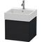 Duravit Waschtischunterbau L-CUBE 394x484x459mm eiche schwarz